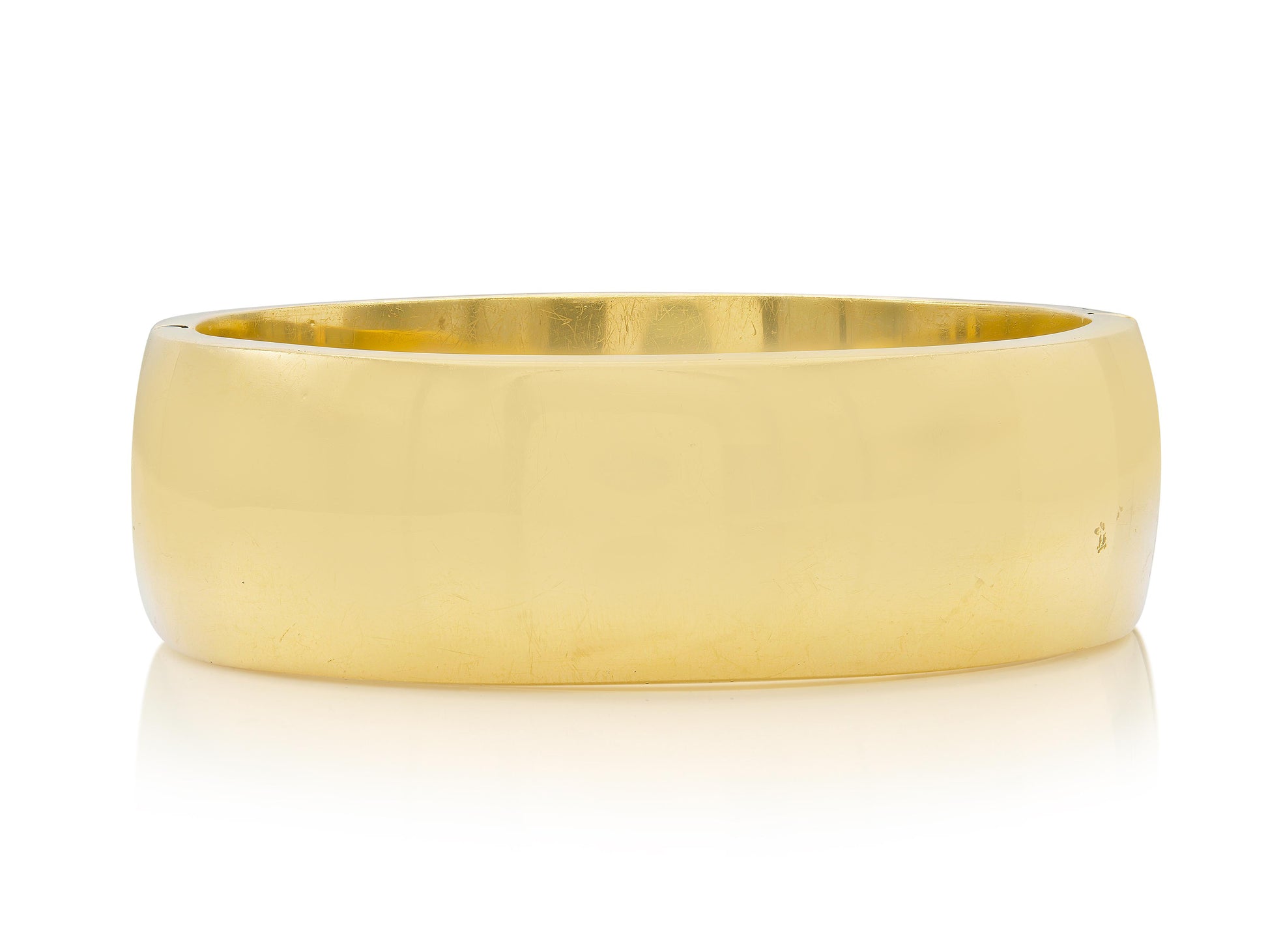 Vintage 1980s Gold Bangle Bracelet