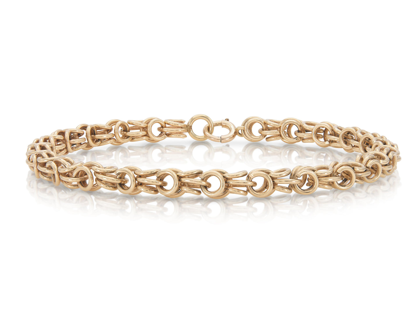 Vintage 1950s Gold Link Bracelet