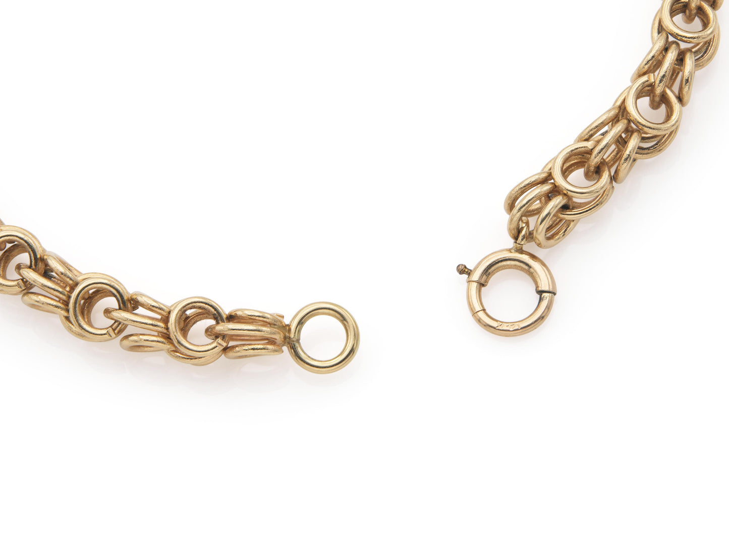 Vintage 1950s Gold Link Bracelet