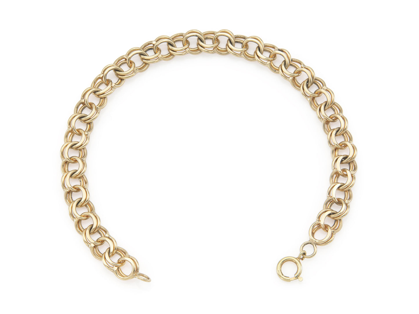 Vintage 1960s Gold Link Bracelet