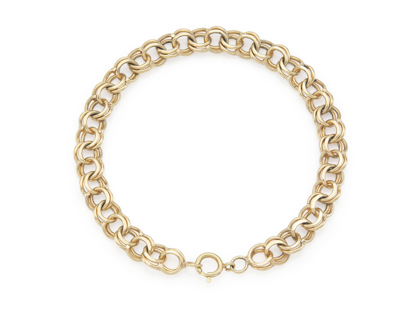 Vintage 1960s Gold Link Bracelet