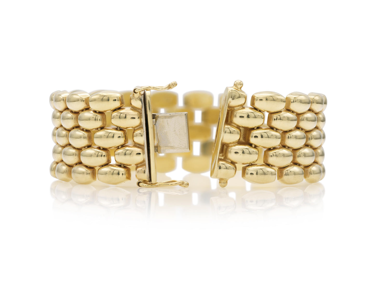 Vintage 1970s Gold Link Bracelet