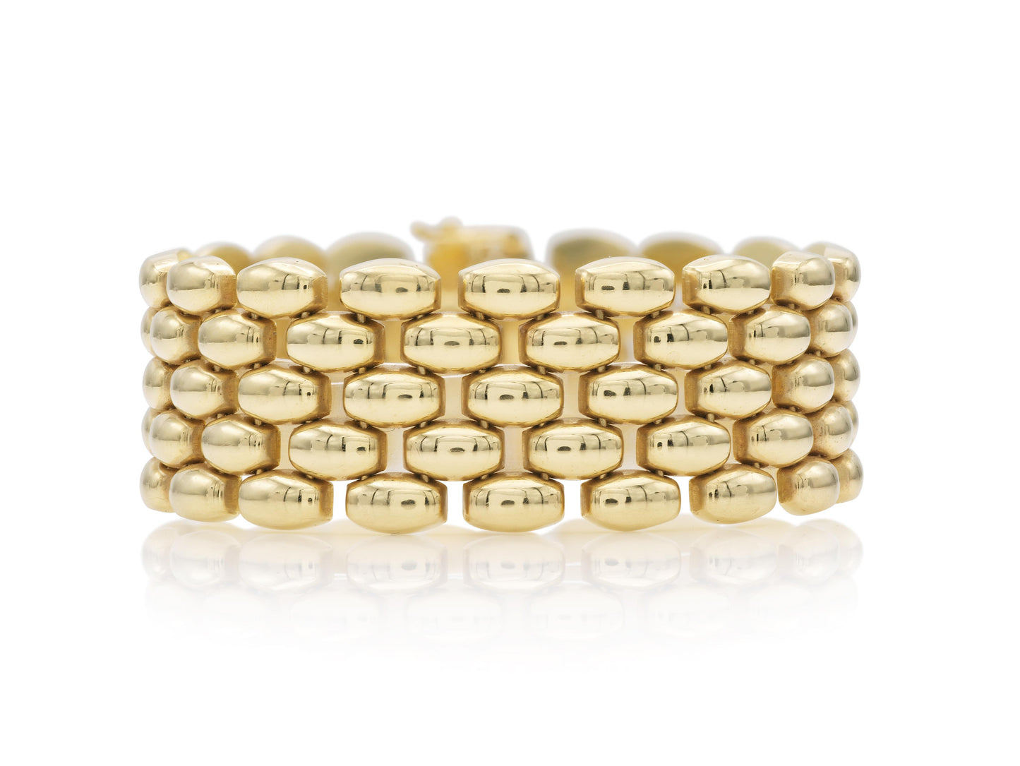 Vintage 1970s Gold Link Bracelet
