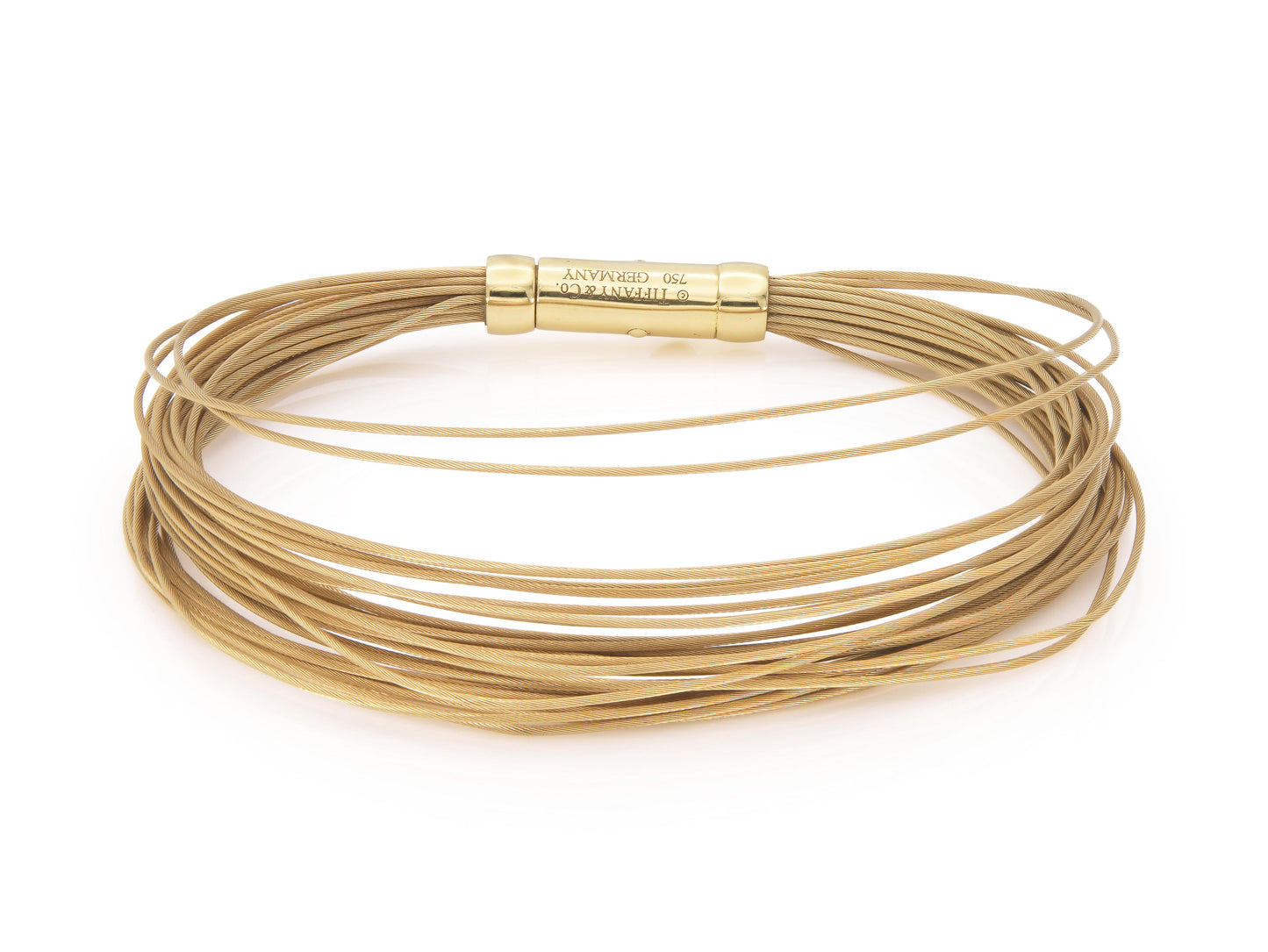 Vintage 1990s Tiffany & Co. Multistrand Gold Wire Bracelet