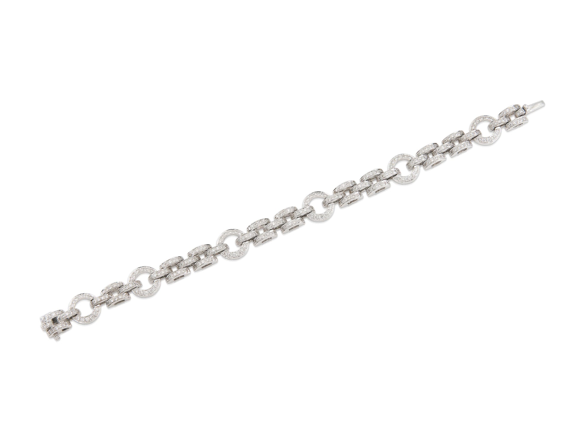 4.00 Carat Diamond Link Bracelet