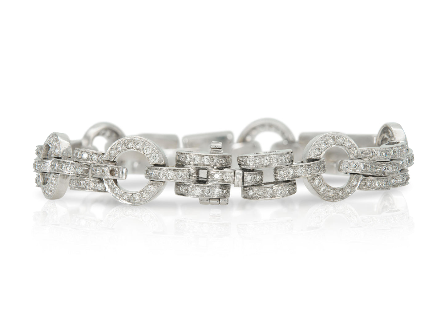4.00 Carat Diamond Link Bracelet