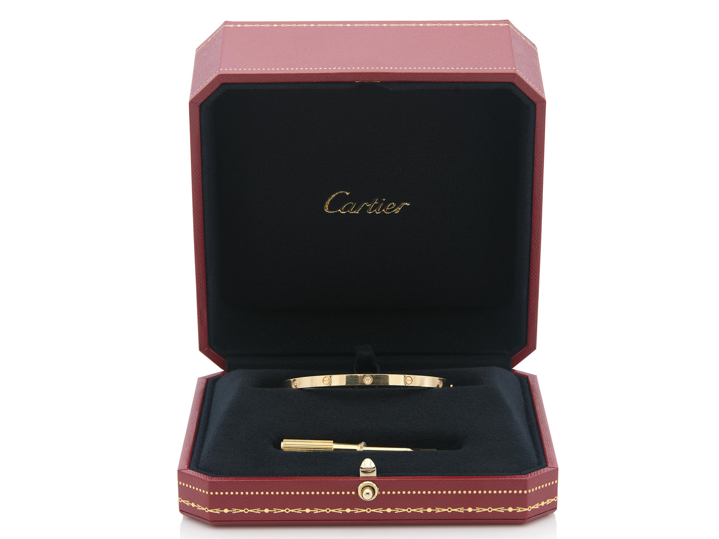 Cartier Love Bracelet with 6 Diamonds, Small Model