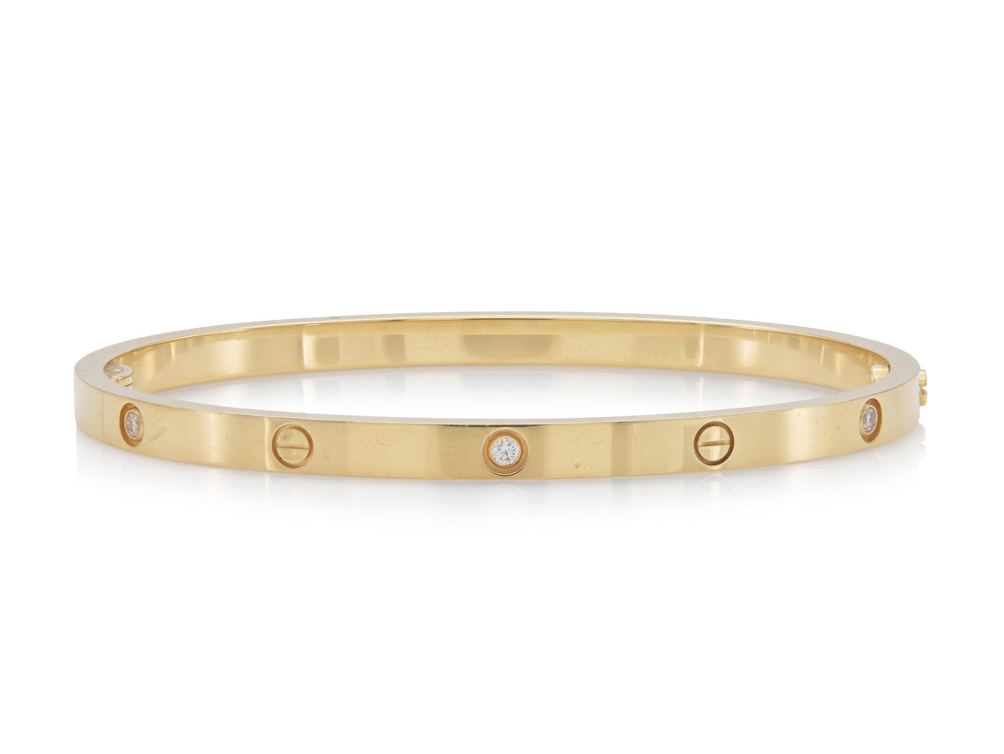 Cartier Love Bracelet with 6 Diamonds, Small Model