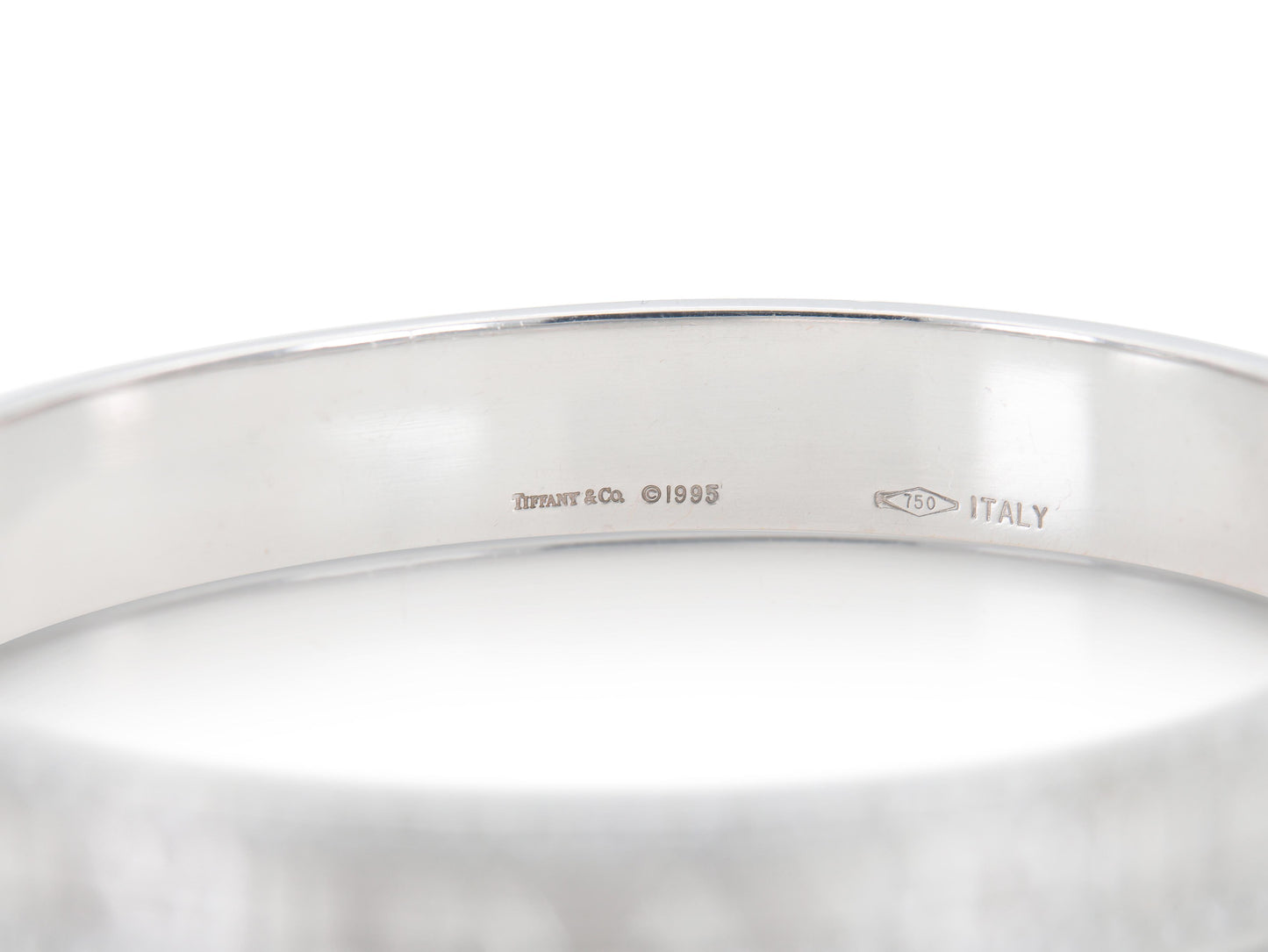 Vinatge 1990s Tiffany & Co. Atlas Roman Numeric Bracelet with Diamonds
