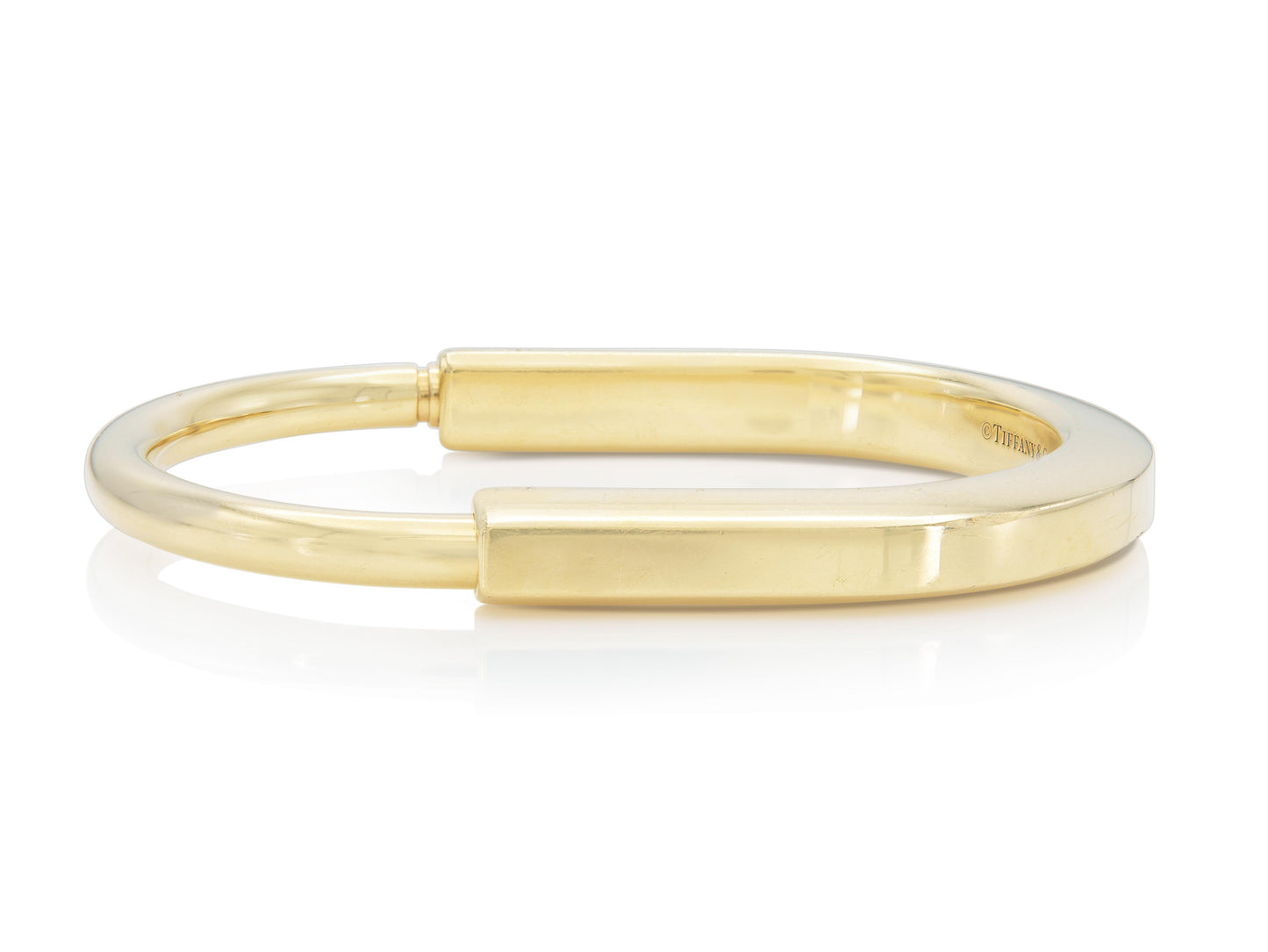 Tiffany & Co. Lock Bangle Bracelet