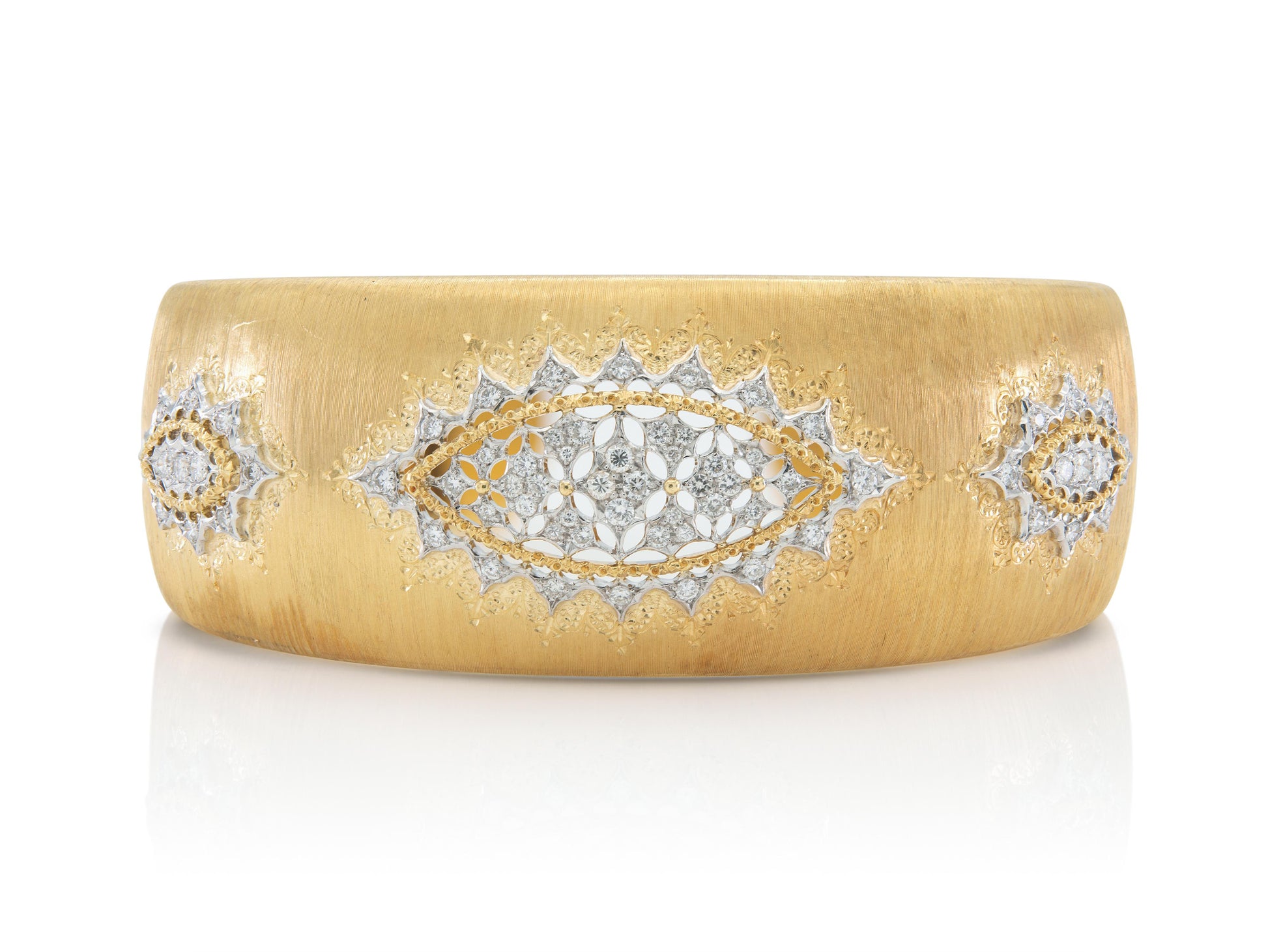 Vintage 1960s Mario Buccellati Rombi Cuff Bracelet