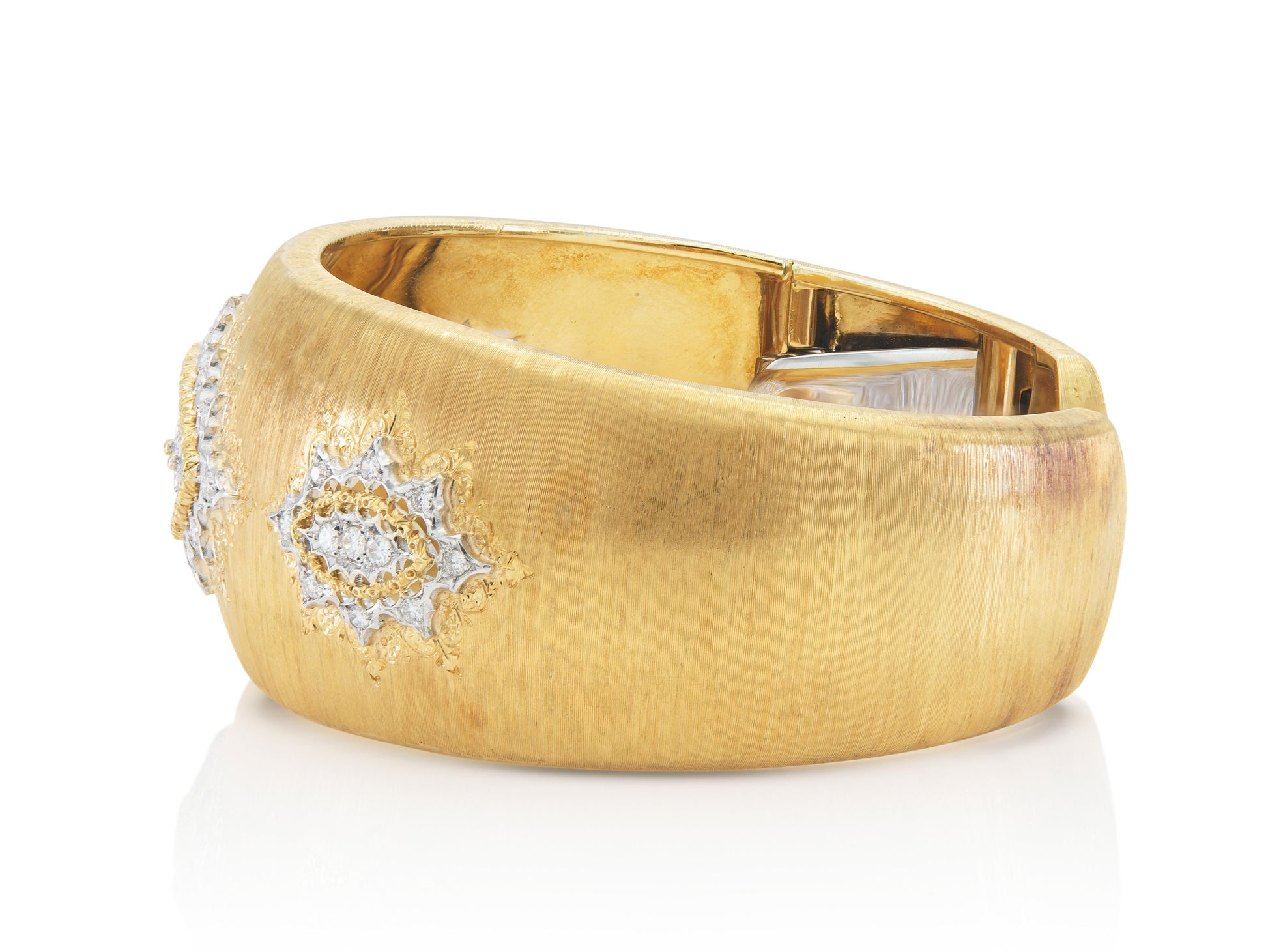Vintage 1960s Mario Buccellati Rombi Cuff Bracelet
