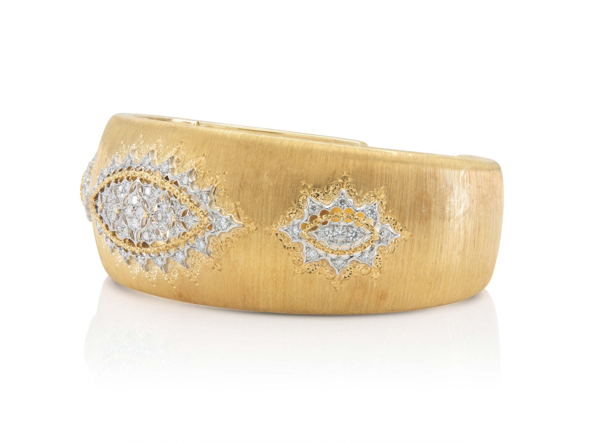 Vintage 1960s Mario Buccellati Rombi Cuff Bracelet