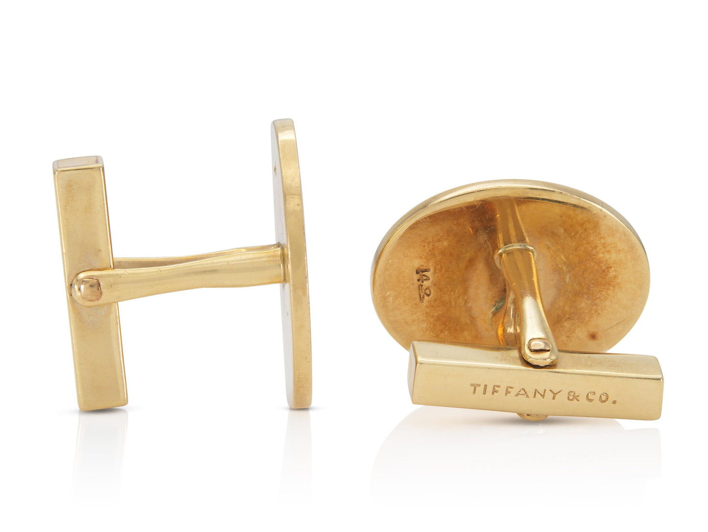 Vintage 1960s Tiffany & Co. Gold Cufflinks
