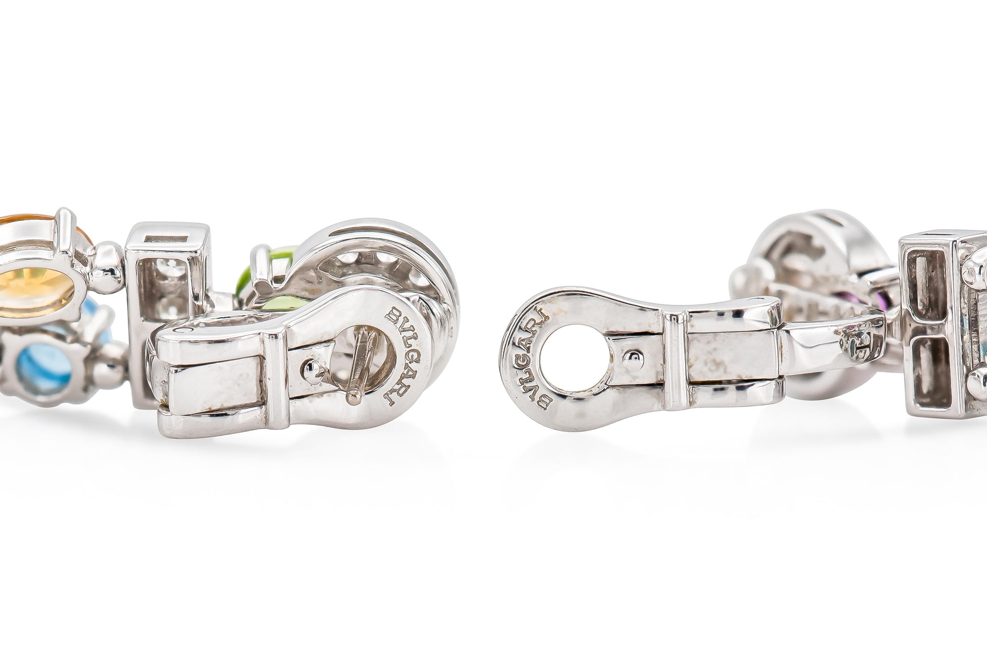 Bvlgari Allegra Multi-Gem Dangle Earrings