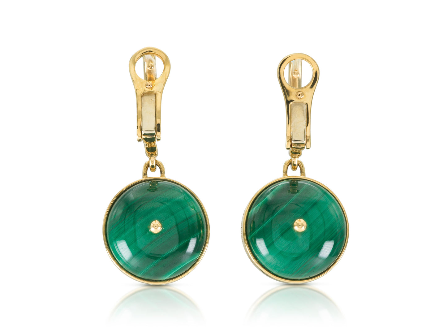 Louis Vuitton Color Blossom Malachite Dangle Earrings
