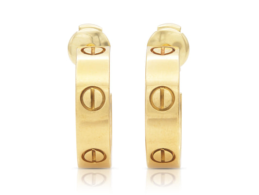 Cartier Love Hoop Earrings