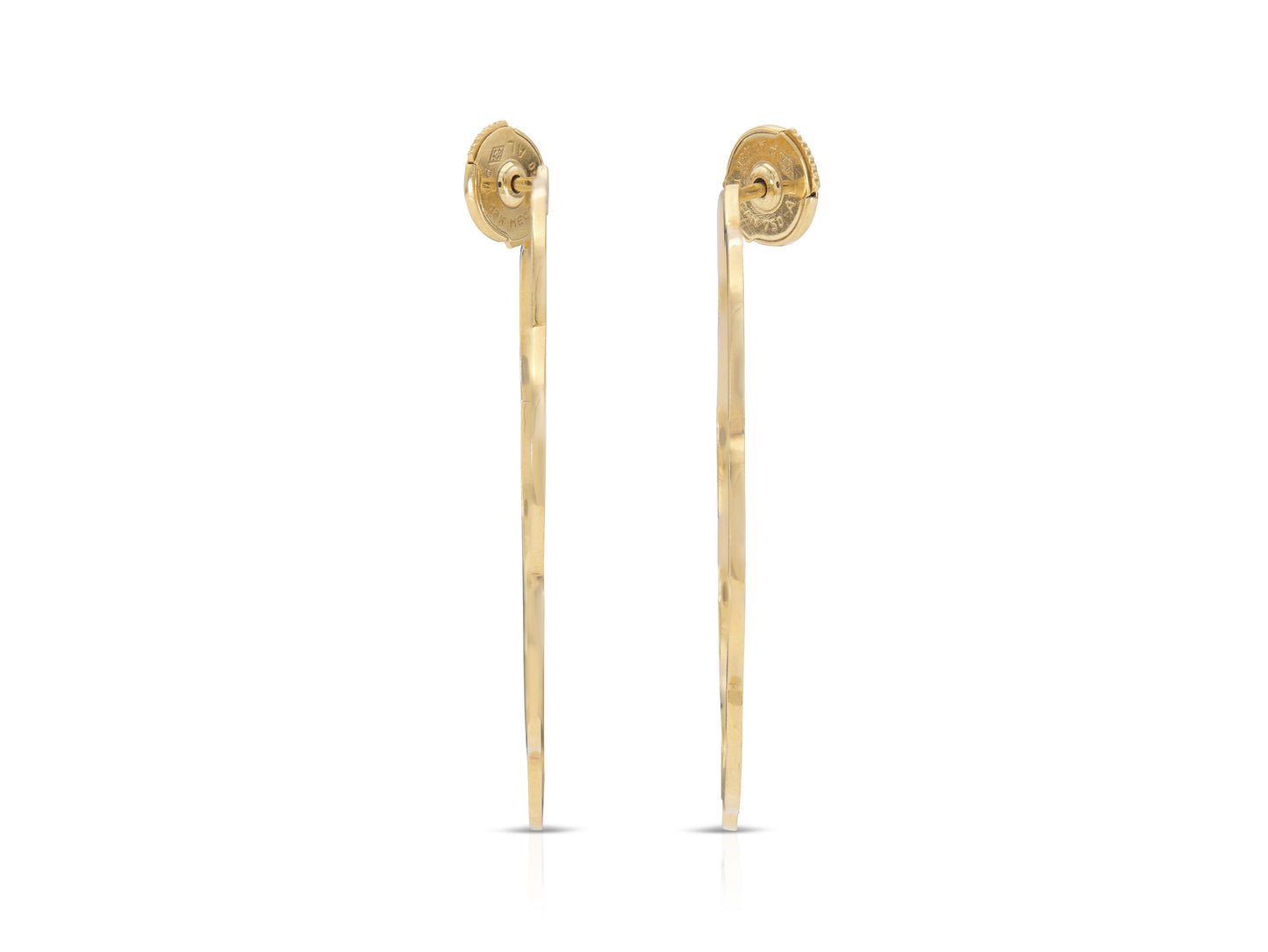 Chanel Camelia Hoop Earrings