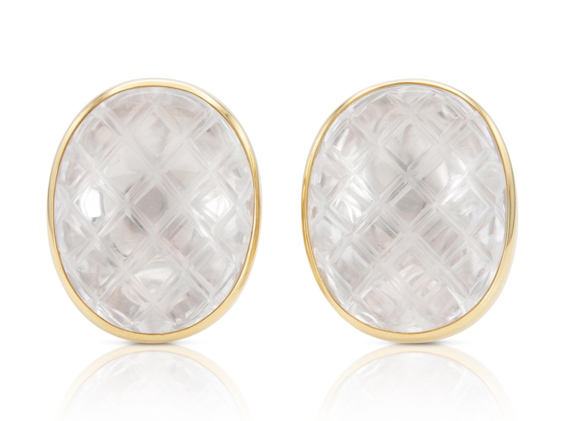 Vintage 1960s David Webb Crystal Earrings