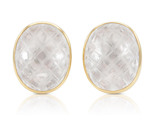Vintage 1960s David Webb Crystal Earrings