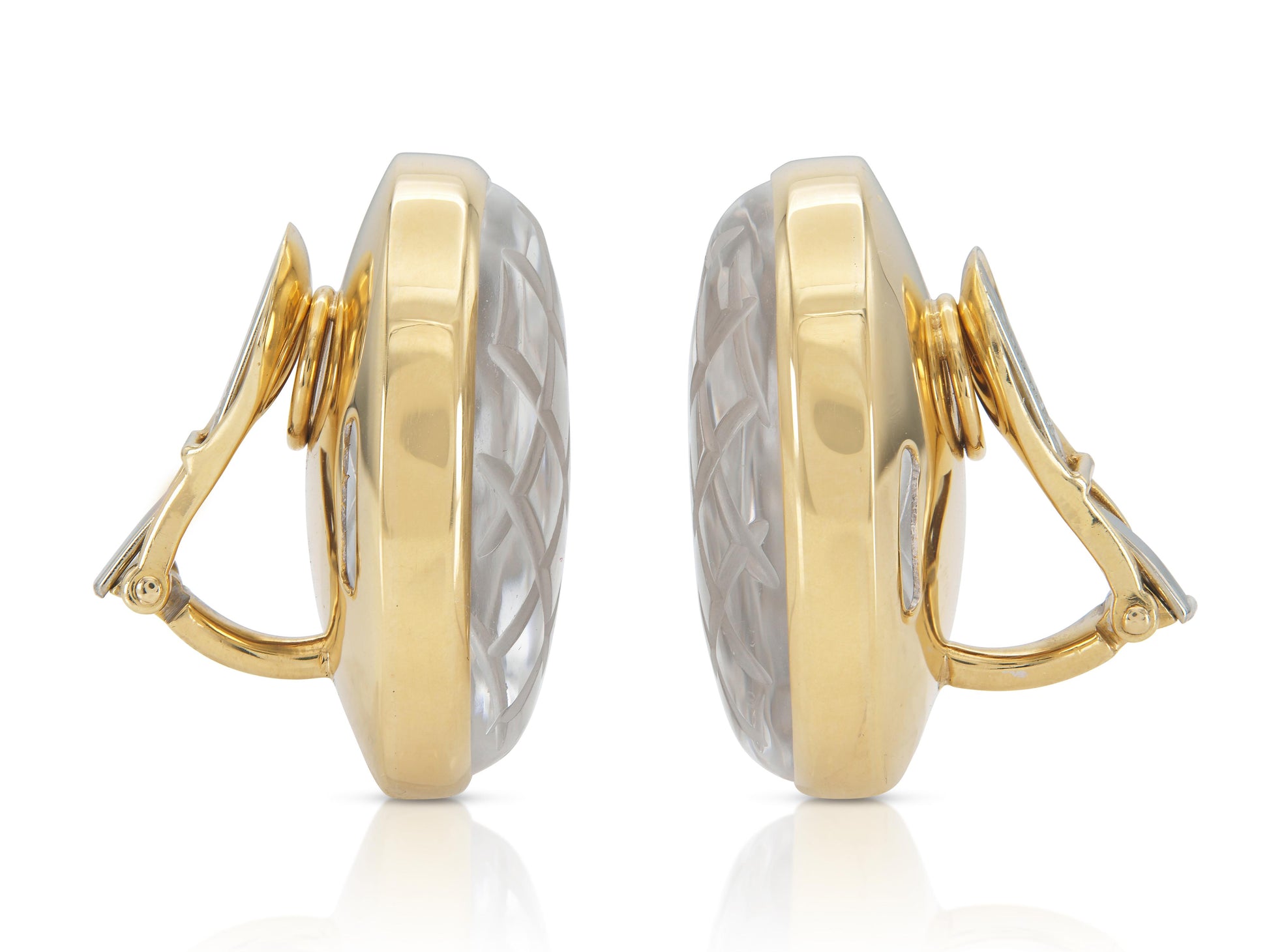 Vintage 1960s David Webb Crystal Earrings