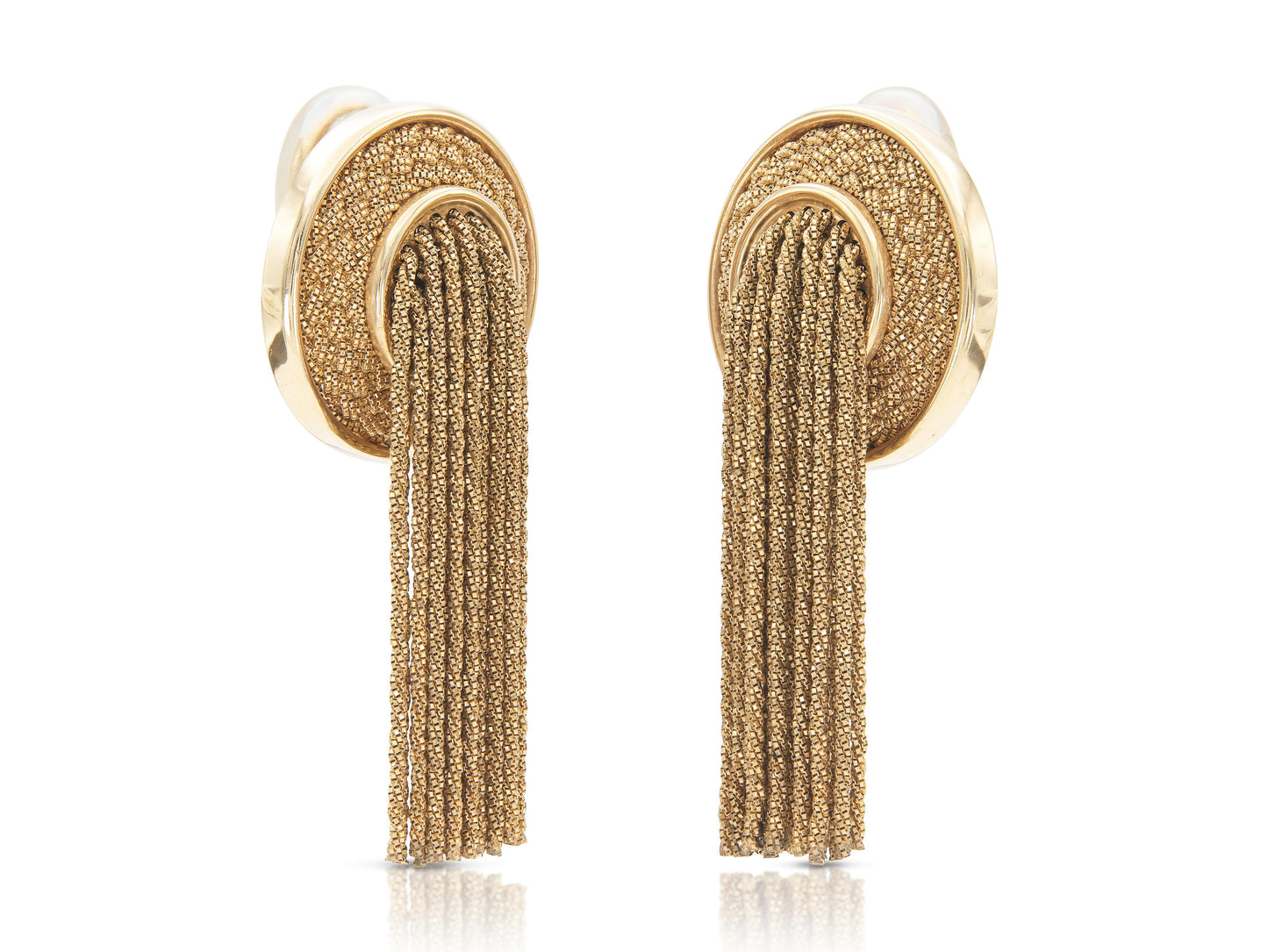 Yuri Ichihashi Gold Tassel Earrings