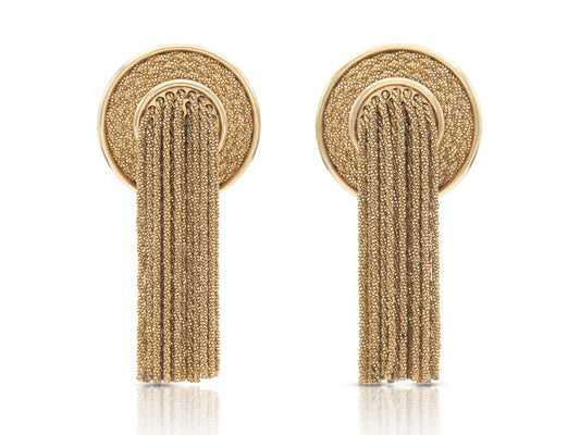 Yuri Ichihashi Gold Tassel Earrings