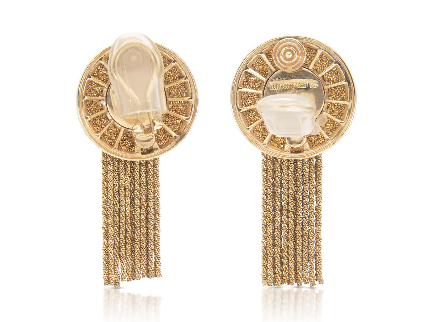 Yuri Ichihashi Gold Tassel Earrings