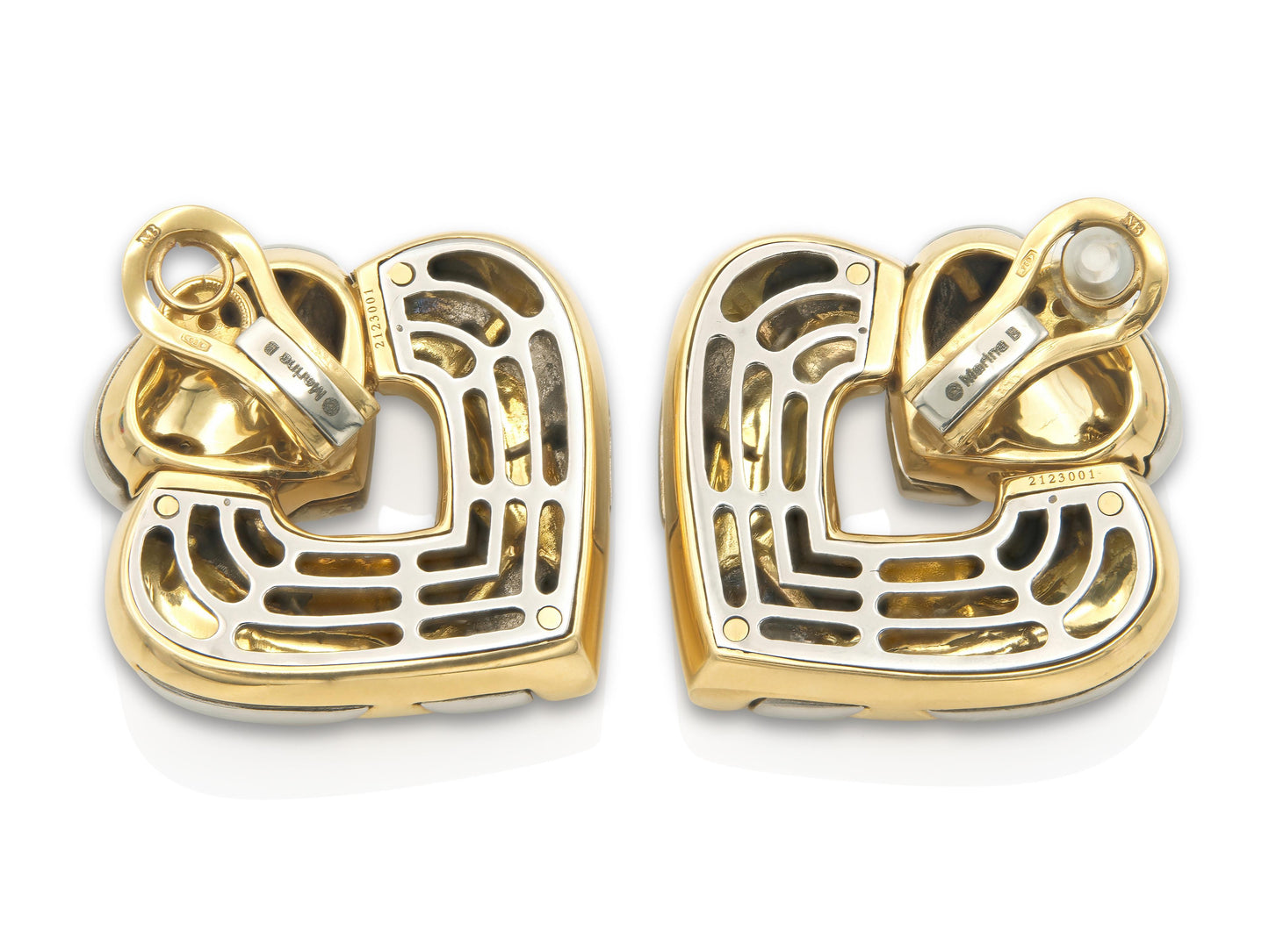 Marina B Two-Toned Pardy Earrings