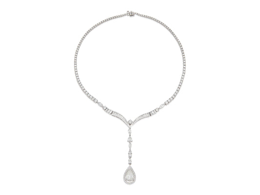 20.40 Carat Diamond Drop Necklace