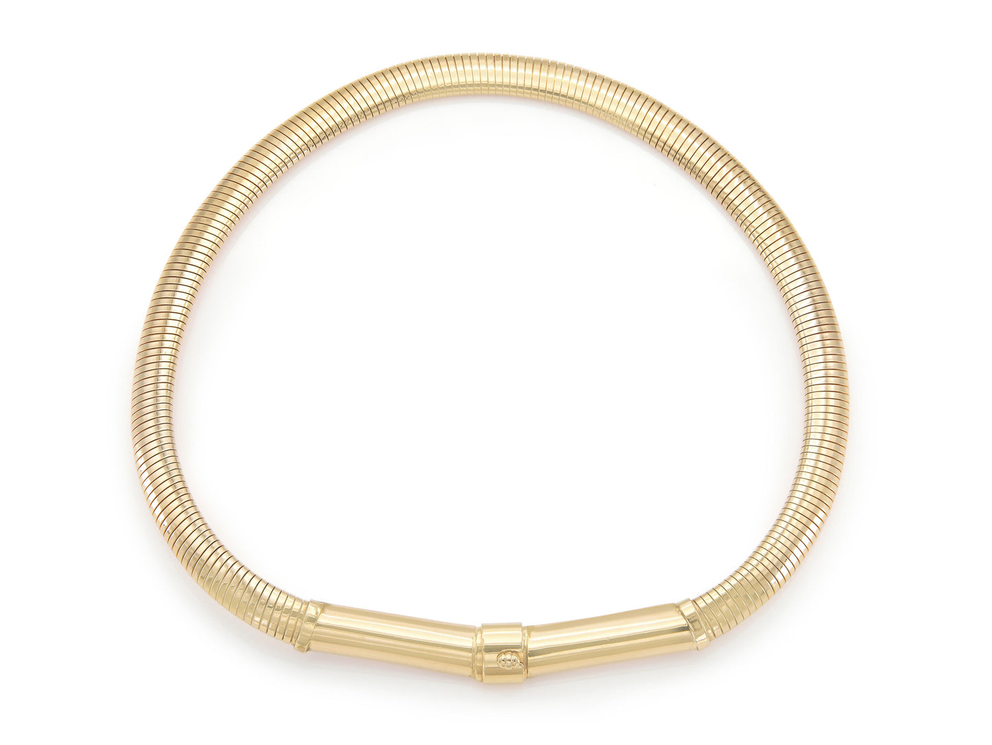 Vintage 1980s Forstner Gold Gooseneck Necklace