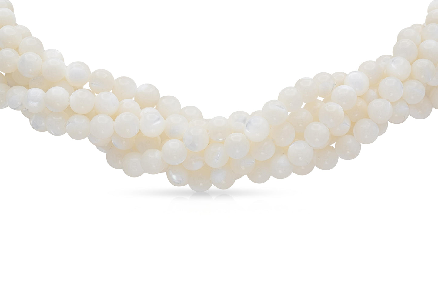 Vintage 1980s Tiffany & Co. Angela Cummings Mother of Pearl Beaded Necklace
