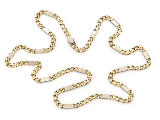 Vintage 1970s Bvlgari Cuban Link Chain Necklace