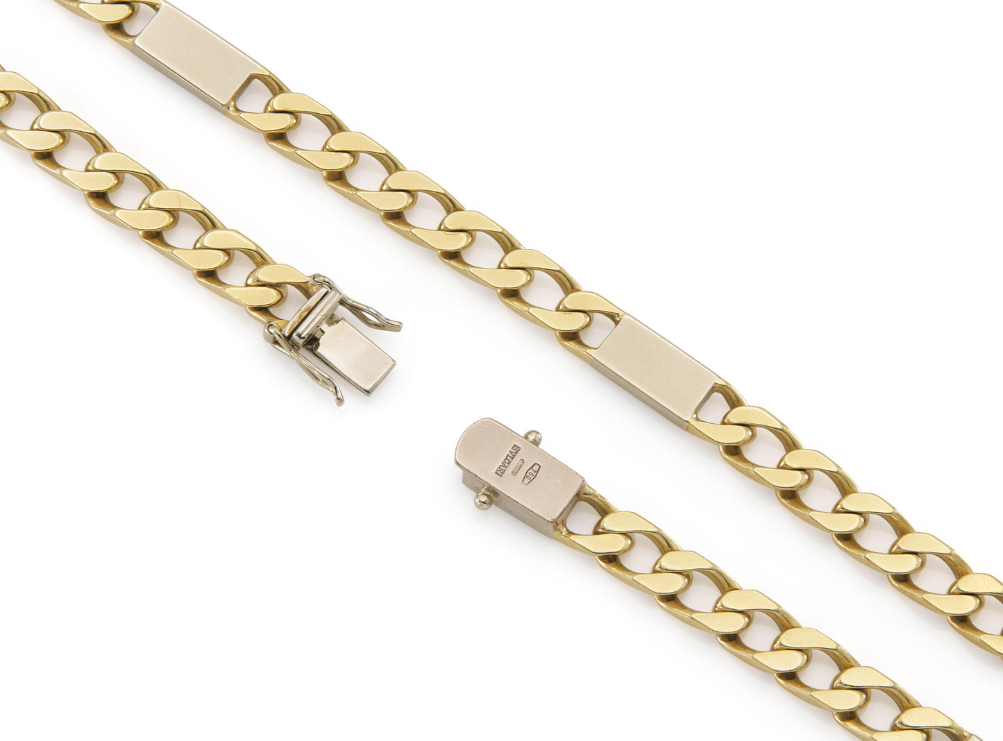 Vintage 1970s Bvlgari Cuban Link Chain Necklace