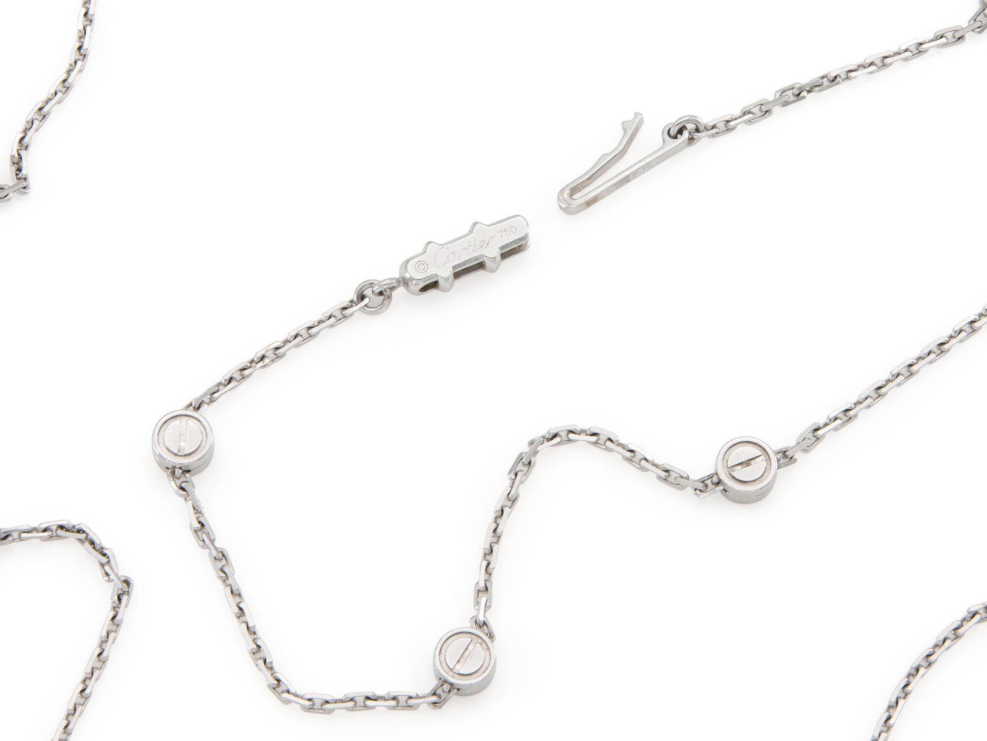 Cartier Love Station Chain Necklace