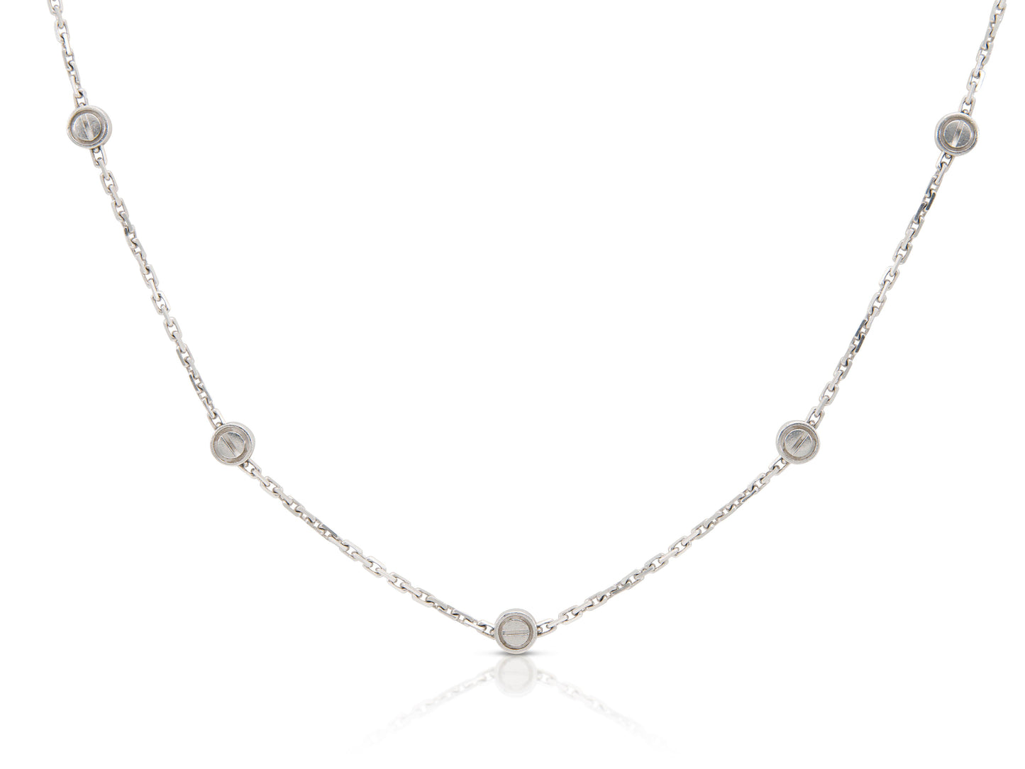 Cartier Love Station Chain Necklace