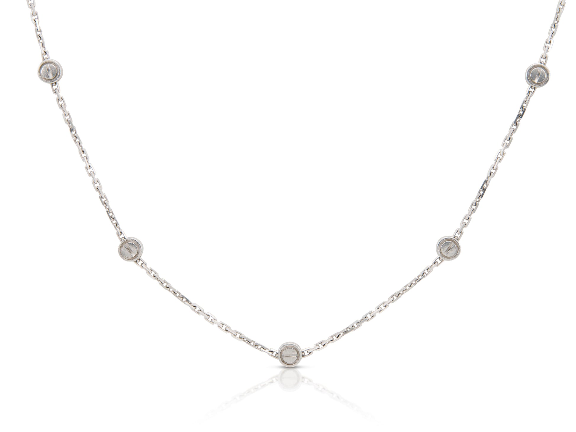 Cartier Love Station Chain Necklace