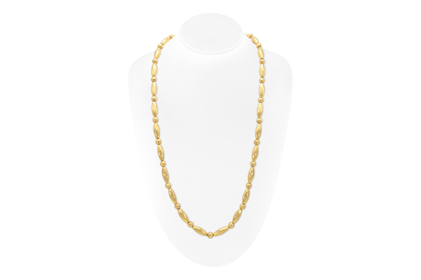 Vintage 1970s Lalaounis Gold Long Necklace