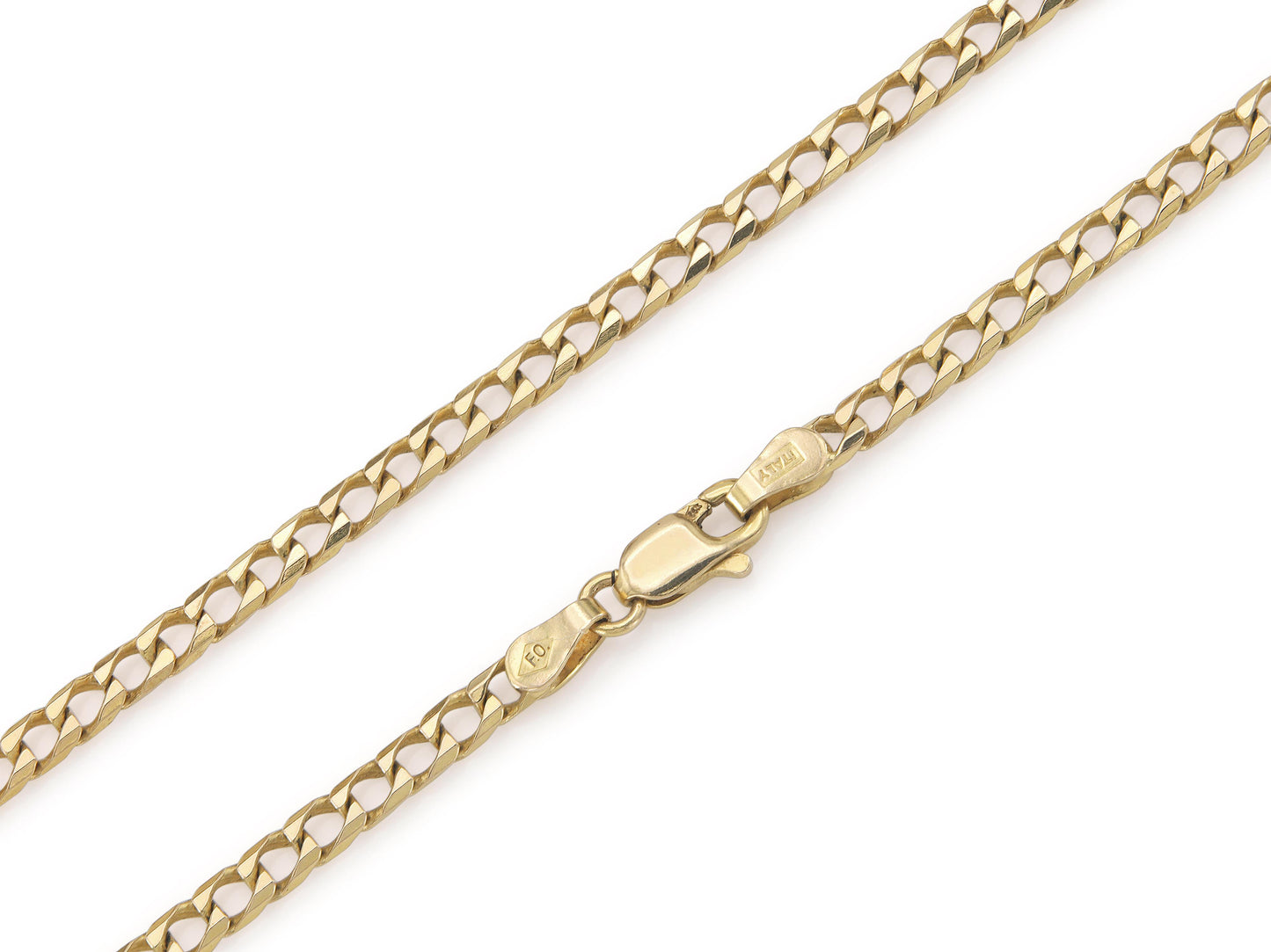 Gold Cross Pendant Chain Necklace