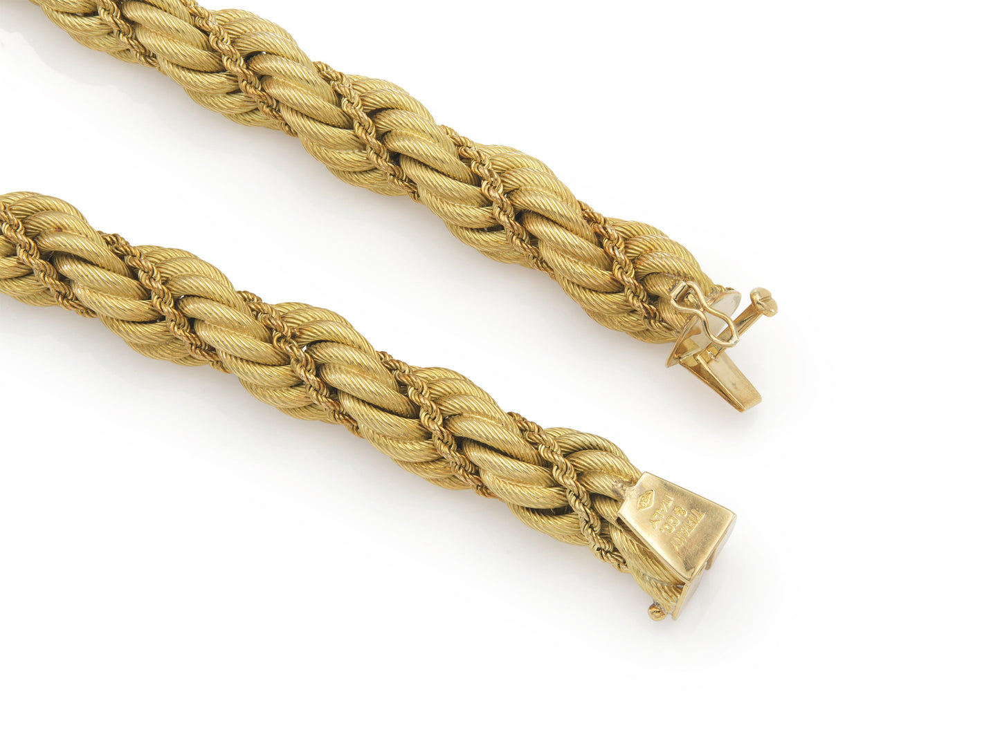 Vintage 1960s Tiffany & Co. Gold Rope Collar Necklace