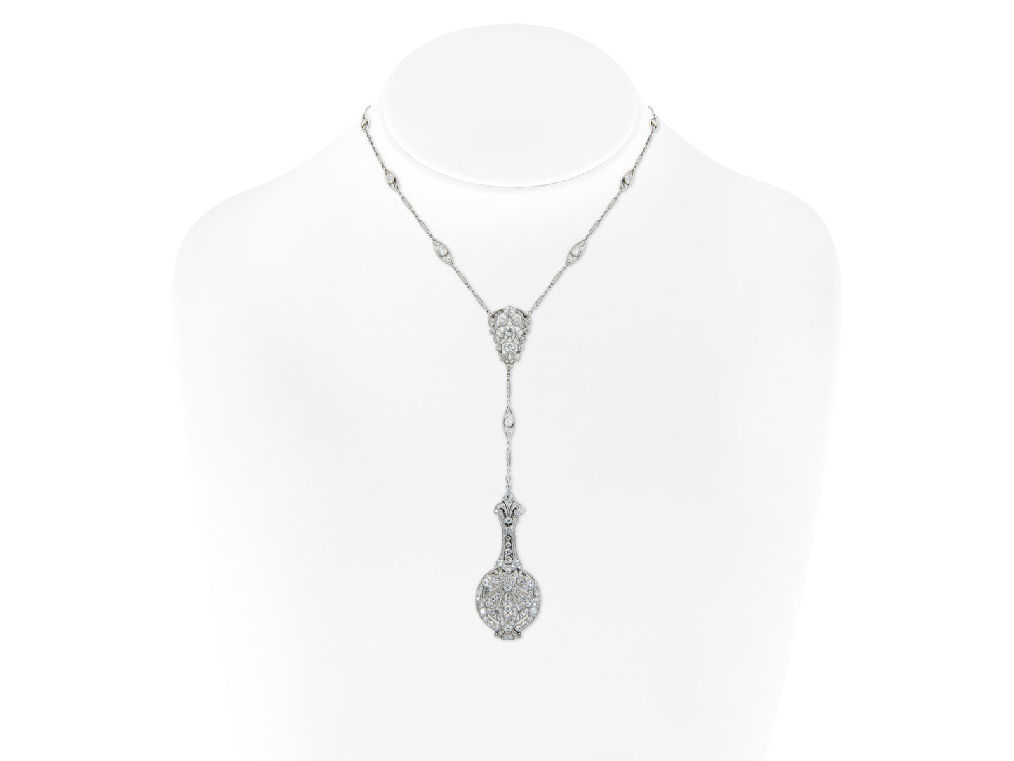 Antique Edwardian 1910s Diamond Lorgnette