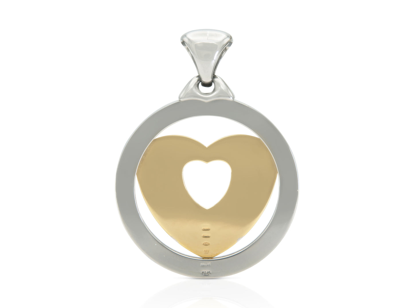 Vintage 1990s Bvlgari Tondo Heart Pendant