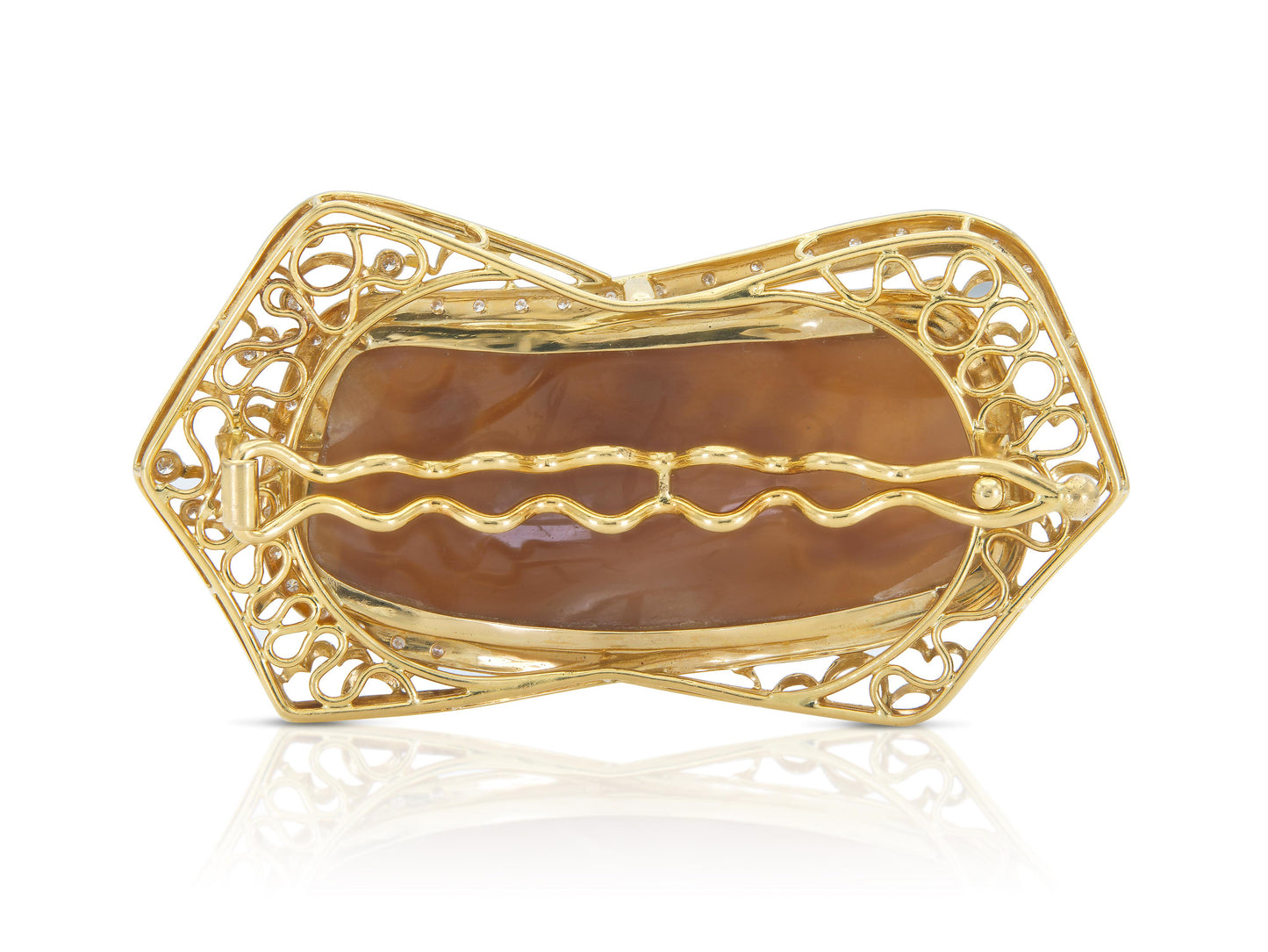 Vintage 1940s Retro Cameo Hair Pin