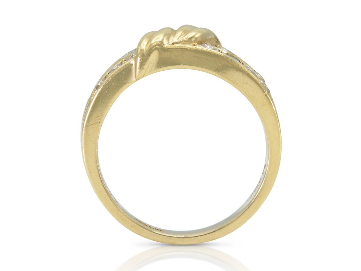 Vintage 1980s 0.80 Carat Diamond Band Ring