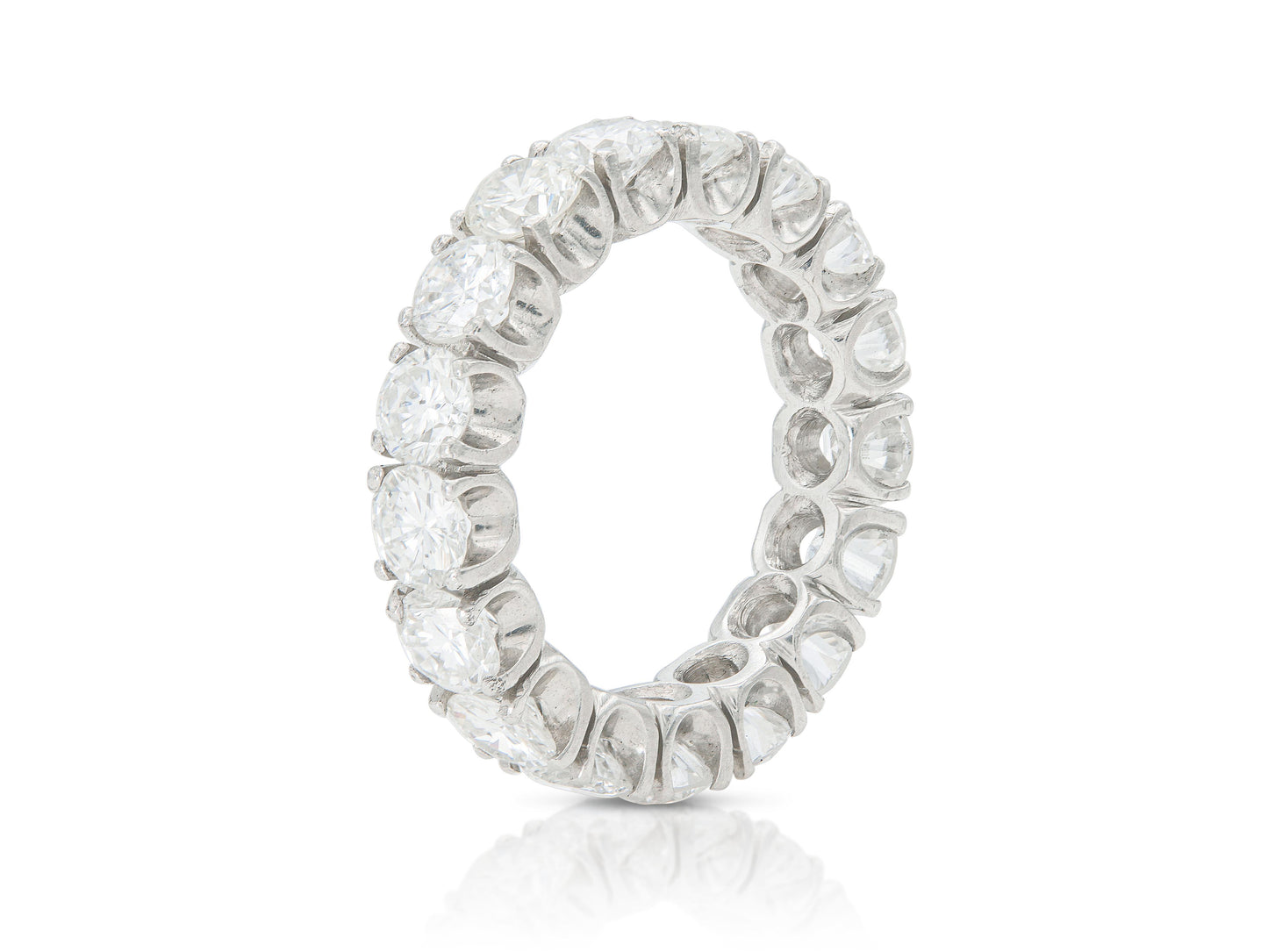 6.00 Carat Round Brilliant Cut Diamond Eternity Band
