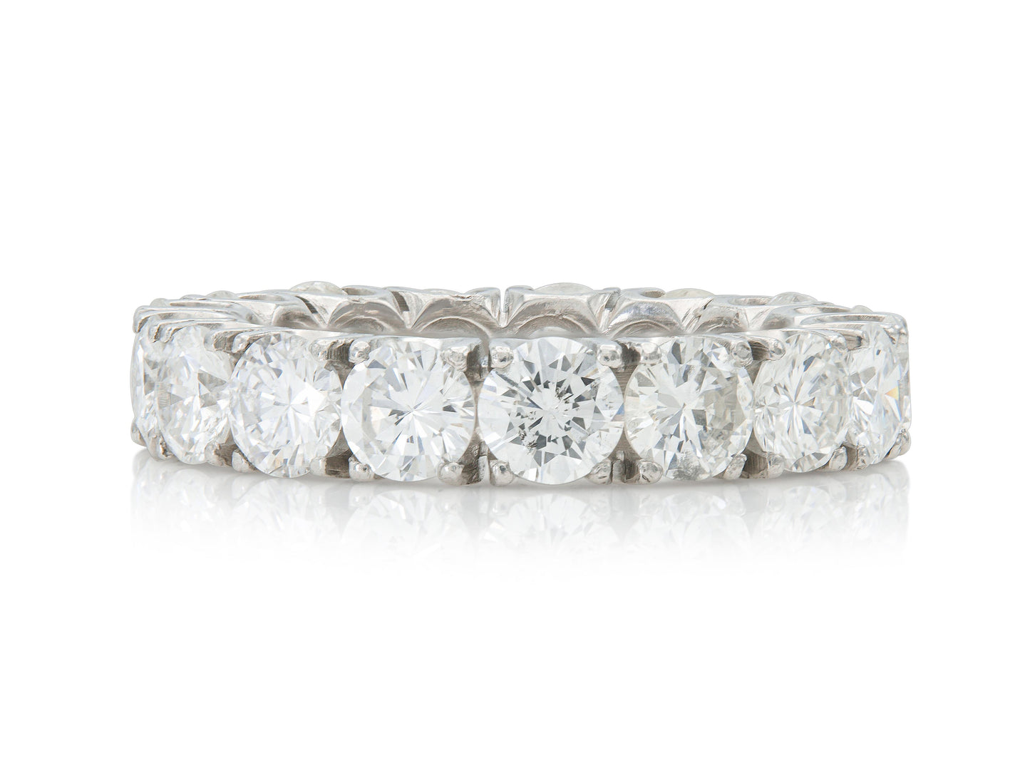 6.00 Carat Round Brilliant Cut Diamond Eternity Band