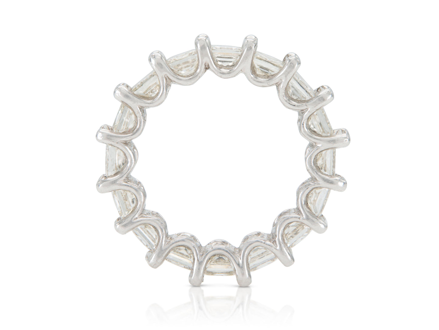 5.10 Carat Princess Cut Diamond Eternity Band