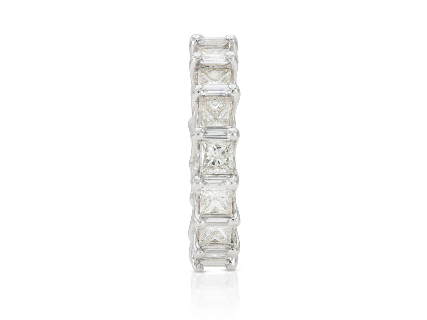 5.10 Carat Princess Cut Diamond Eternity Band
