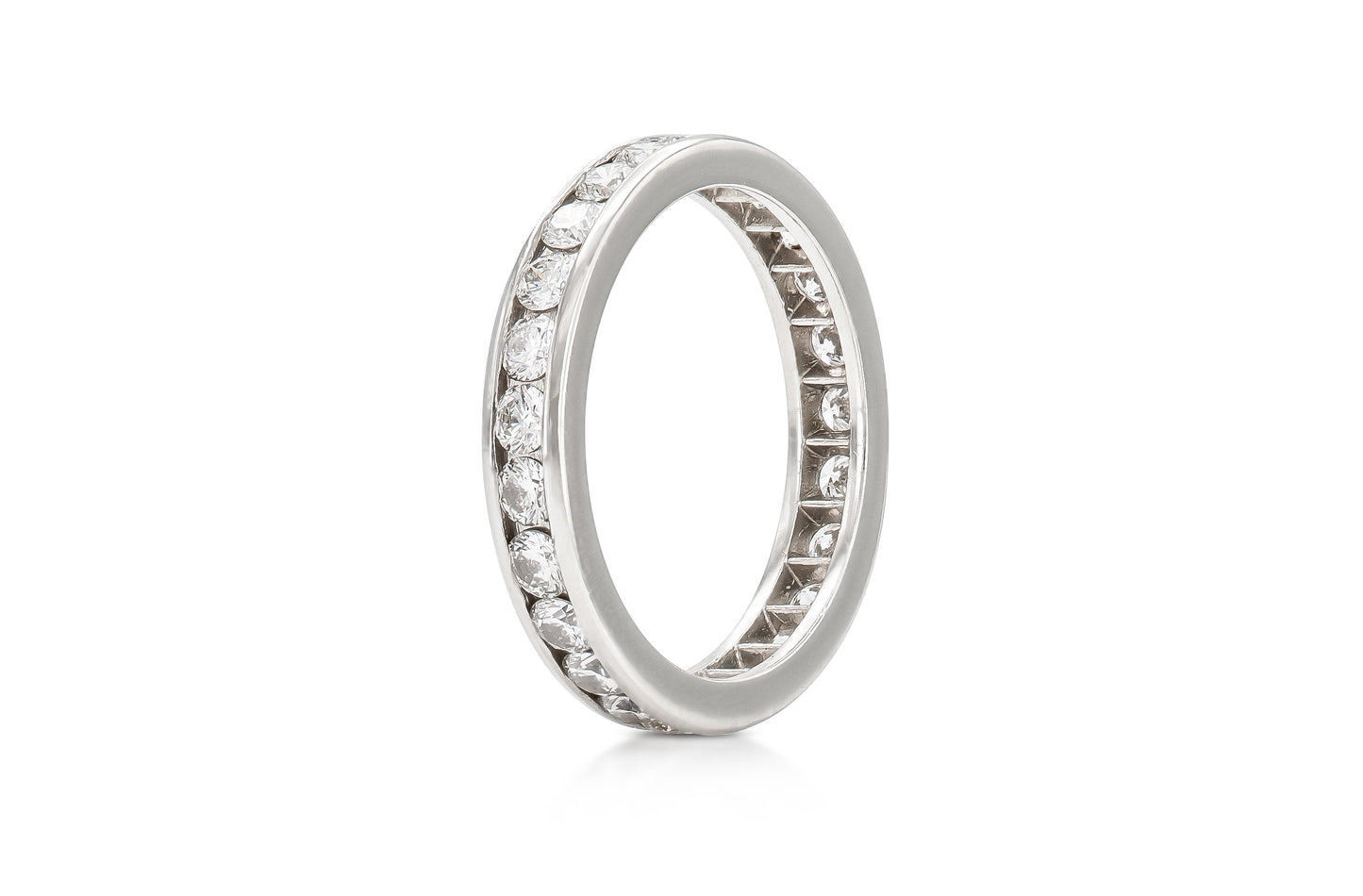 Vintage Tiffany & Co. 1.50 Carat Round Cut Diamond Eternity Band