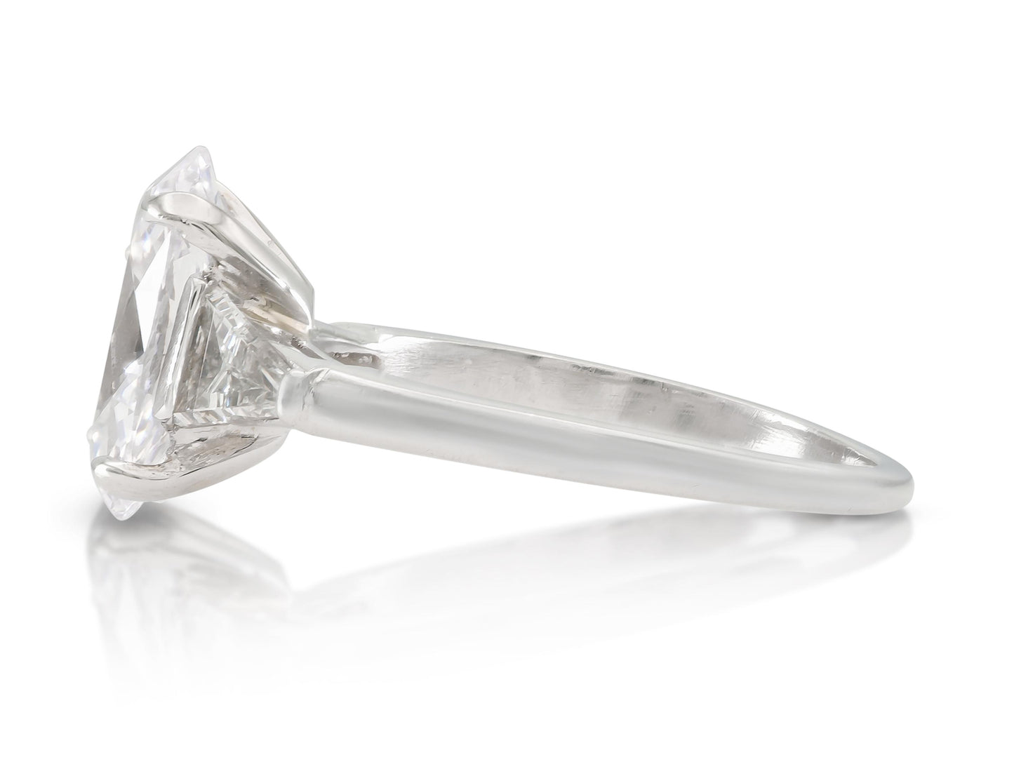 1.83 Carat Oval Cut Diamond Engagement Ring